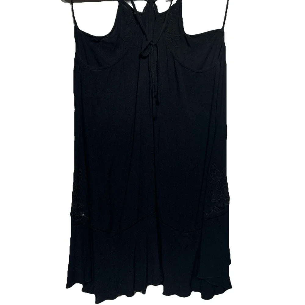 Free People Intimately Free Boho‎ Embroidered Tank Slip Dress Size Large